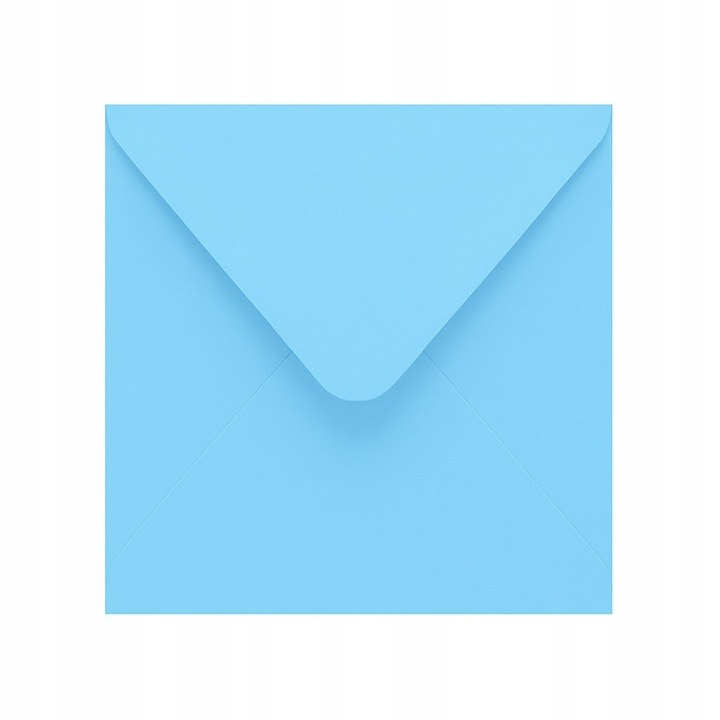 Set Plicuri Decorative K4, Neopak, Hartie Offset 120 g/M², Inchidere Umeda, Ideale Pentru Invitatii Si Felicitari, Subtil Luciu Perlat, 165 x 165 mm, Albastru Deschis, 10 Buc