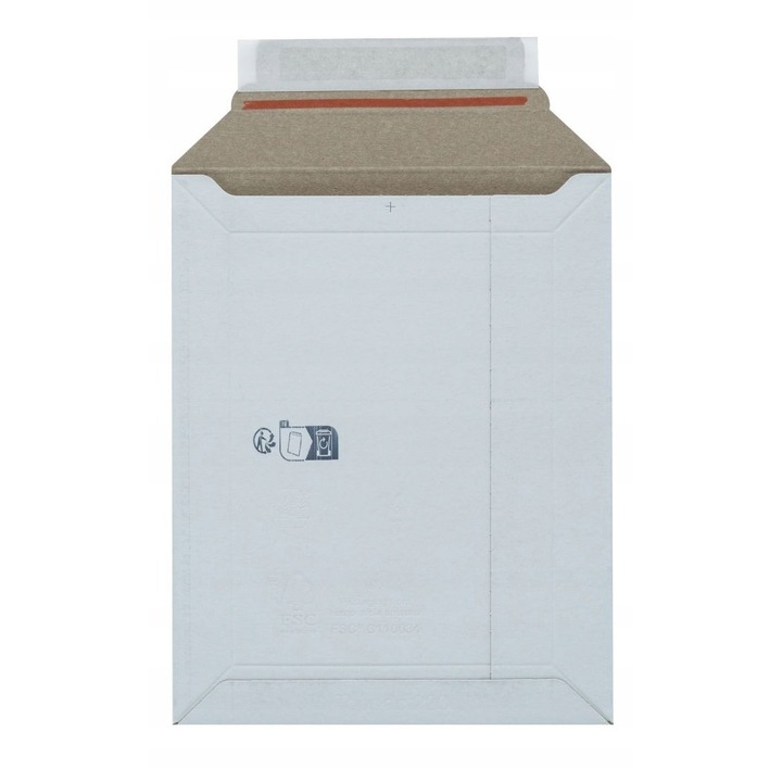 Set De Plicuri Din Carton, Neopak, Dimensiune 215X270 mm, Format B5 +, Gramaj 450 g/M², Tip De Lipire Autocolant Cu Banda Hk, 215 x 270 mm, Alb, 10 Buc