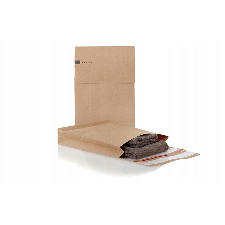 Plicuri De Curierat, Neopak, Hartie Kraft, Format B4, Grosime Hartie 120 g/M², Hartie Solida Si Durabila, Inchidere Banda Dubla Adeziva, 250 x 350 x 50 mm