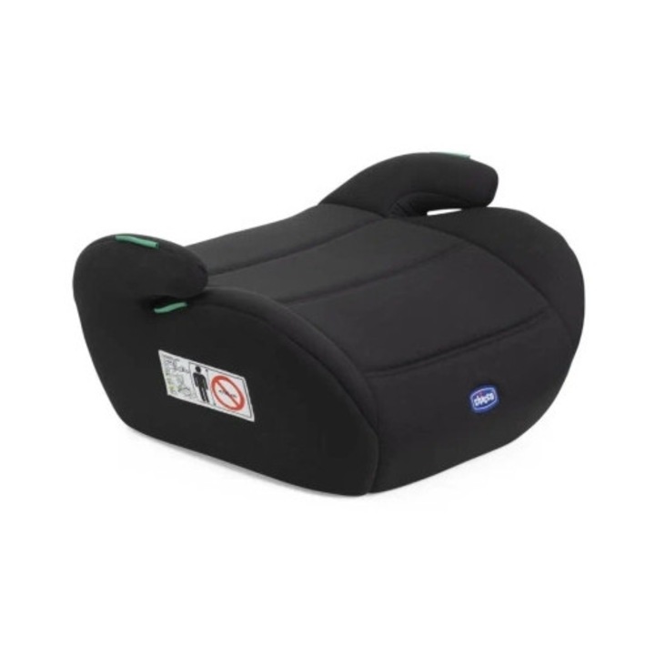 Scaun auto Chicco Quasar i-Size, 125-150cm, negru, cu tapiserie detasabila