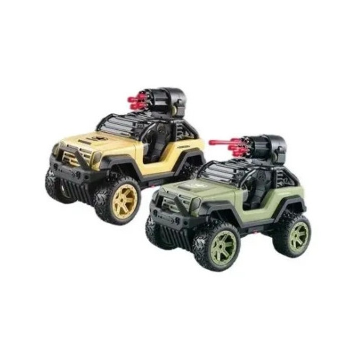 R/C Ciuciubabka DEFENDER kisautó, kiegészítő szettel, 2.4GHz, többszínű