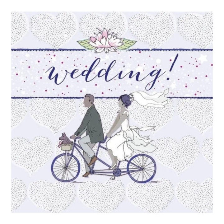 Felicitare Clear Creations, Karnet Swarovski, fara text, cu cristale, 10x10cm