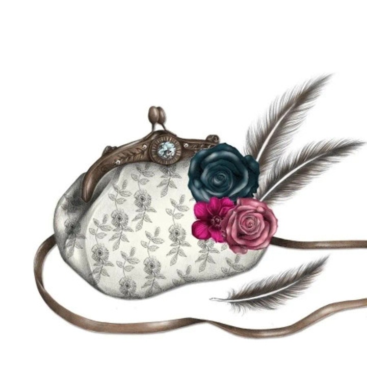 Karnet borítóval, Clear Creations, Swarovski kristályok, 30x30cm