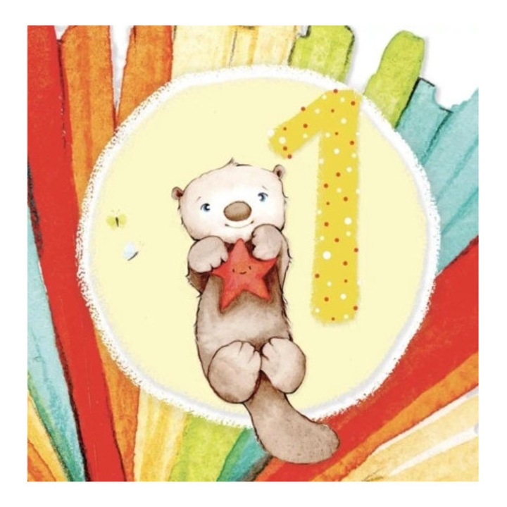 Felicitare Clear Creations, kwadrat CL4201_PO, fara text, cu envelopa, 1 an