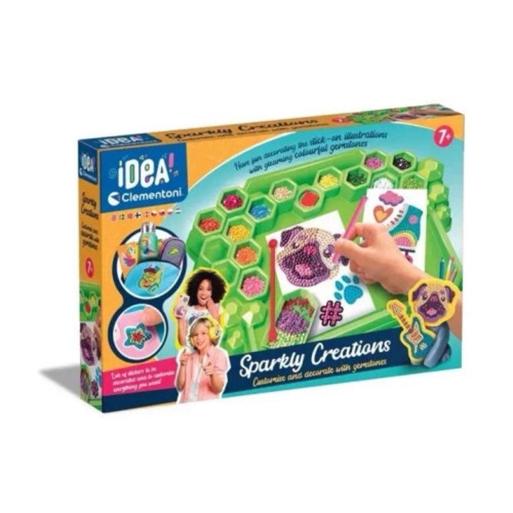 Joc educativ Clementoni - Idea Art, set de personalizare, 41,8x27,8x6cm, pentru copii de peste 7 ani