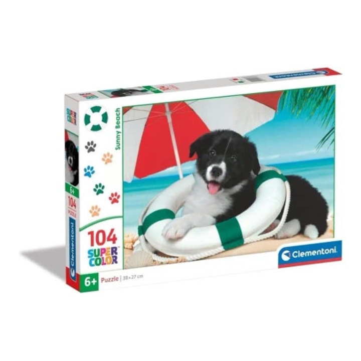 Puzzle 104 Clementoni Sunny Beach, 38x27cm, multicolor