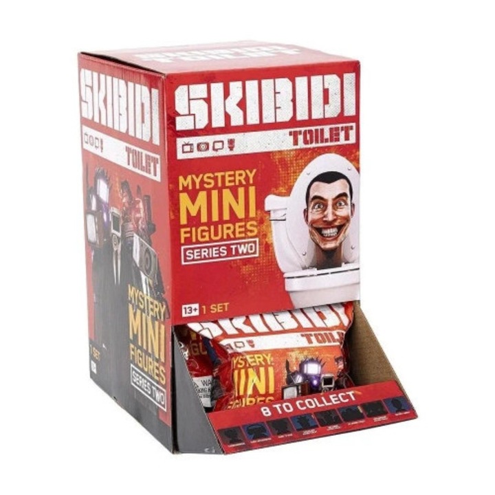 24 db-os mini Skibidi Toilet S2 Cobi figura készlet