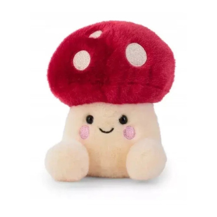 Jucarie de plus Daffi, Maskotka Muchomor, rosu, 30x30cm
