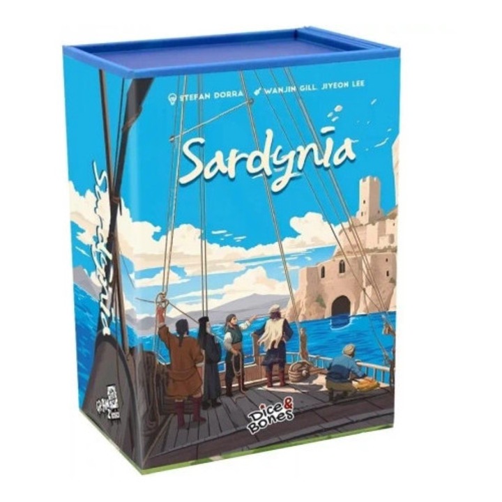Társasjáték, Dice&Bones, Sardynia, 2-4 játékos, 30 perc, 14+ életkor