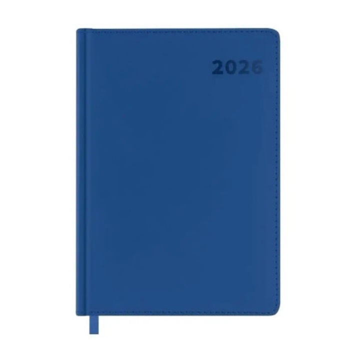 A5 személyre szabható határidőnapló, Easy Stationery, 352 oldal, szürke és bordó, 14,8x21,2cm