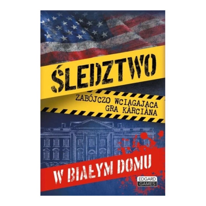 Sledztwo w Bialym Domu, Edgard, joc de societate, 80 carti, 2-8 jucatori, multicolor
