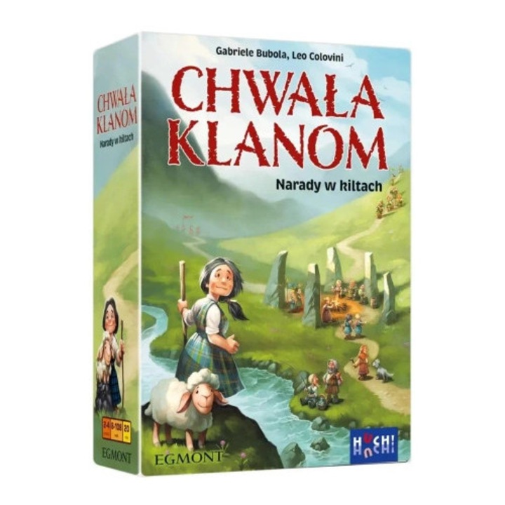 Dicsőség a klánoknak, Egmont, 2023, társasjáték, 2-4 játékos, 20 perc, 8+