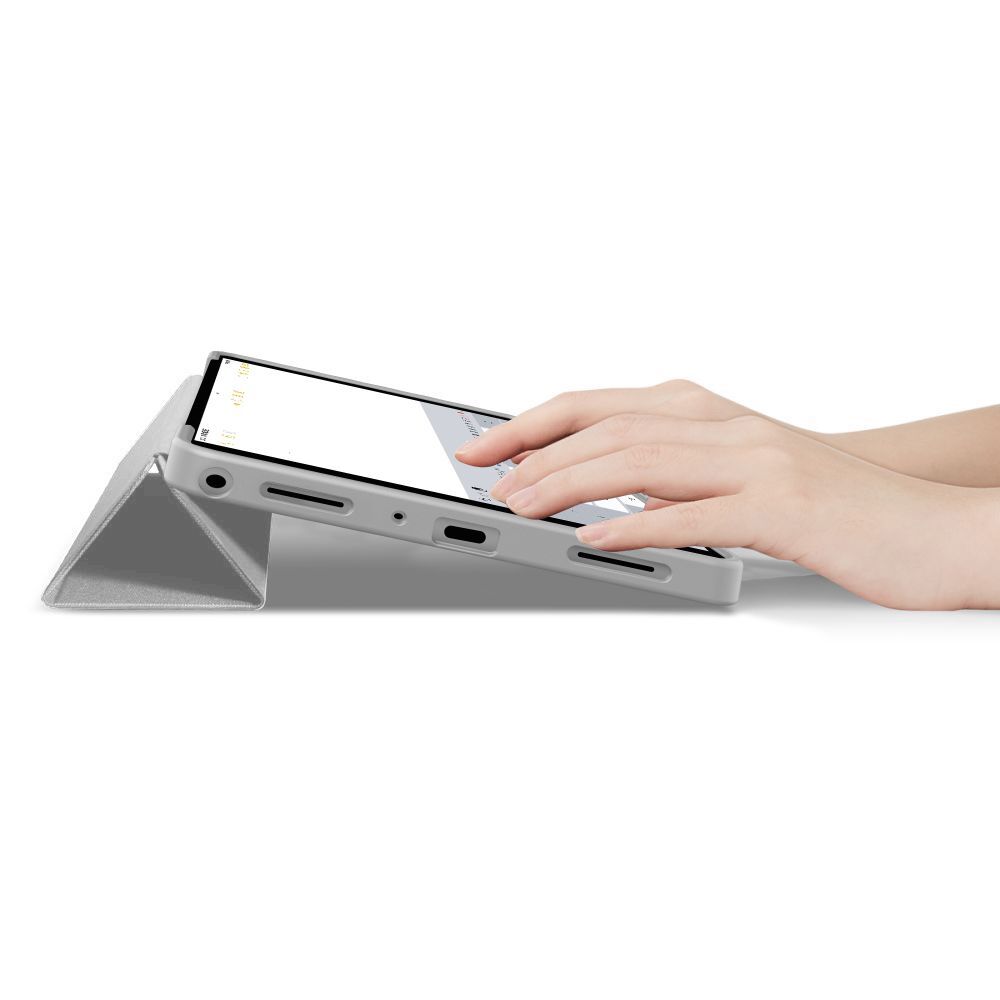 Huse pentru tabletă Samsung Galaxy Tab A9+ Plus 11.0 X210 / X216 - husă inteligentă gri pentru tabletă