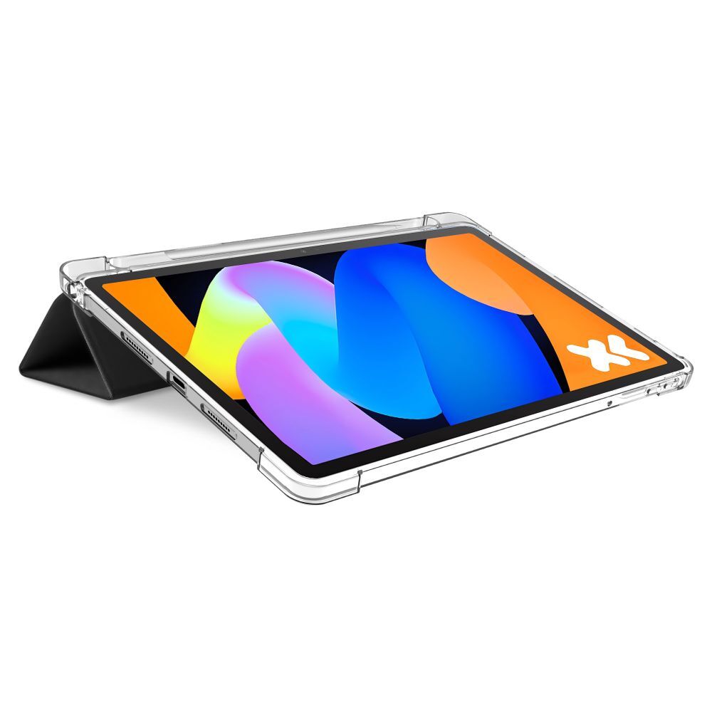 Huse tablet Graffistore pentru Lenovo Idea Tab 11 inch (TB-336) - husă smart neagră pentru tabletă, cu spate transparent, cu suport pentru stylus
