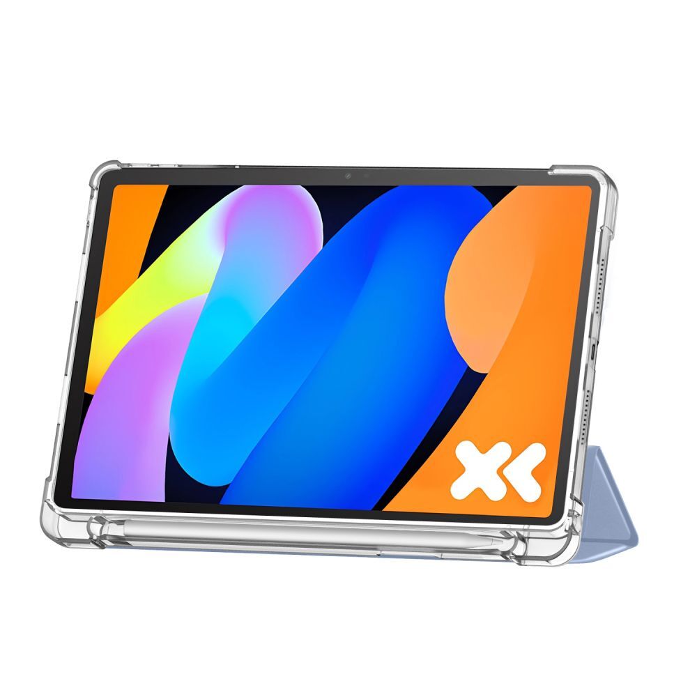 Huse tabletă Graffistore, pentru Lenovo Idea Tab 11 inch (TB-336) inteligentă albastră pentru tabletă, cu spate transparent, cu suport pentru stylus