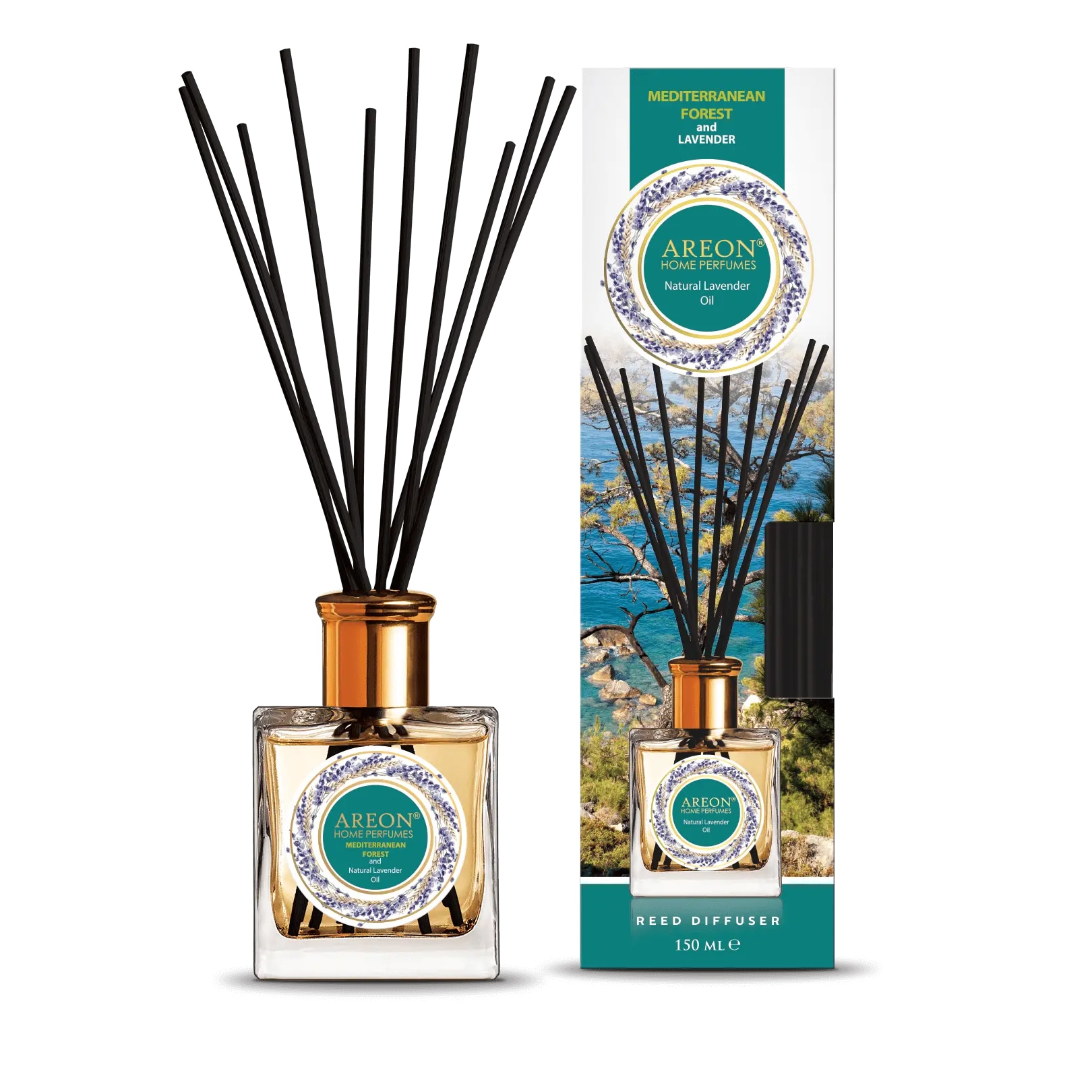 Odorizant Areon Home Perfume 150 ml Mediterranean Forest & Lavender Oil