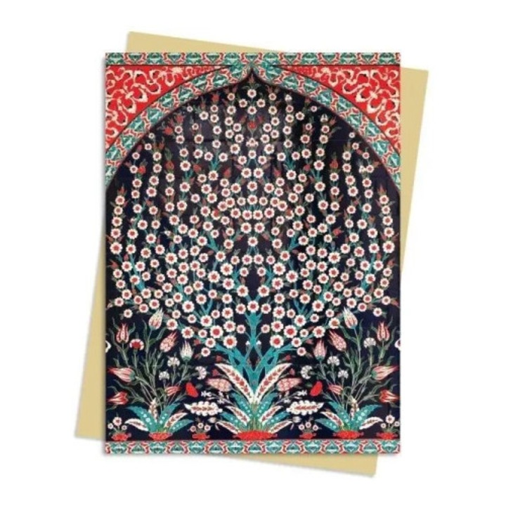 Felicitari set, Flame Tree, Karnet B6, pozlacany, cu coperta