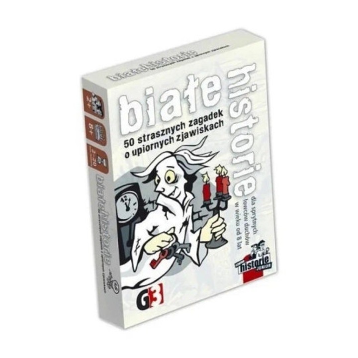 Társasjáték, G3, White Stories, 50 kártya, többszínű