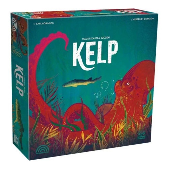 Kelp: Állkapcsok kontra Csápok, társasjáték, Galakta, 2 játékos, 1 tábla, többszínű