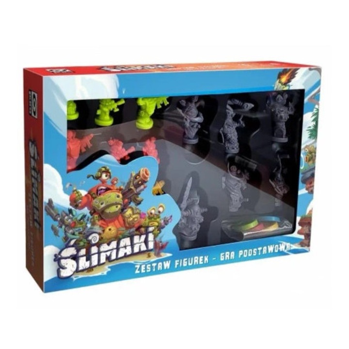 Комплект фигурки Охлюви, Galakta, 6 водачи, 12 войници, многоцветни