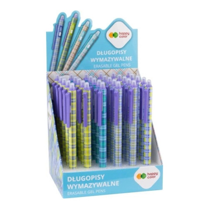 Pixuri automat GDD, 0,5mm, cerneala albastra, set 40 bucati