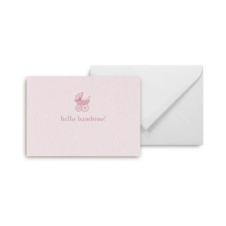 Mini felicitare, Grupa Kreatywna, 105x148mm, 300g, cu plic alb