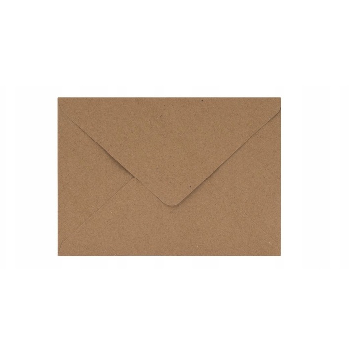 Set Plicuri Decorative Neopak, B6, Kraft Maro, 120g/m², 125x176mm, 50 Buc