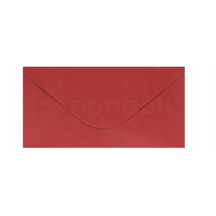 Set Plicuri Decorative, Neopac, Gramaj 160 G/M², Realizate Din Hartie, Metoda De Inchidere Cu Lipici, Calitate Inalta, 110 X 220 Mm, Rosu, 50 Buc