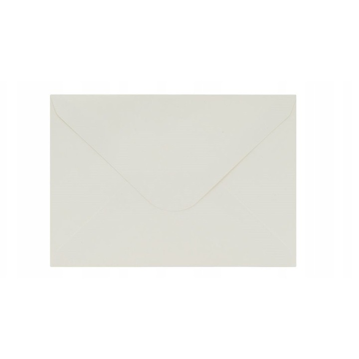 Set Plicuri Decorative, Neopac, Format B6, Gramaj 120 G/M², Executie Din Hartie, Metoda De Inchidere Cu Lipici, Calitate Inalta, 125 X 176 Mm, Alb Perlat, 50 Buc