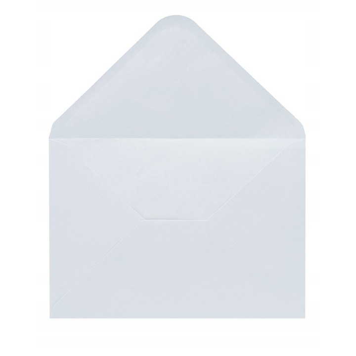 Set Plicuri Decorative, Neopren, Format C5, Gramaj 120 G/M², Executie Din Hartie, Metoda De Inchidere Cu Lipici, Calitate Inalta, 162 X 229 Mm, Alb | Gri, 50 Buc