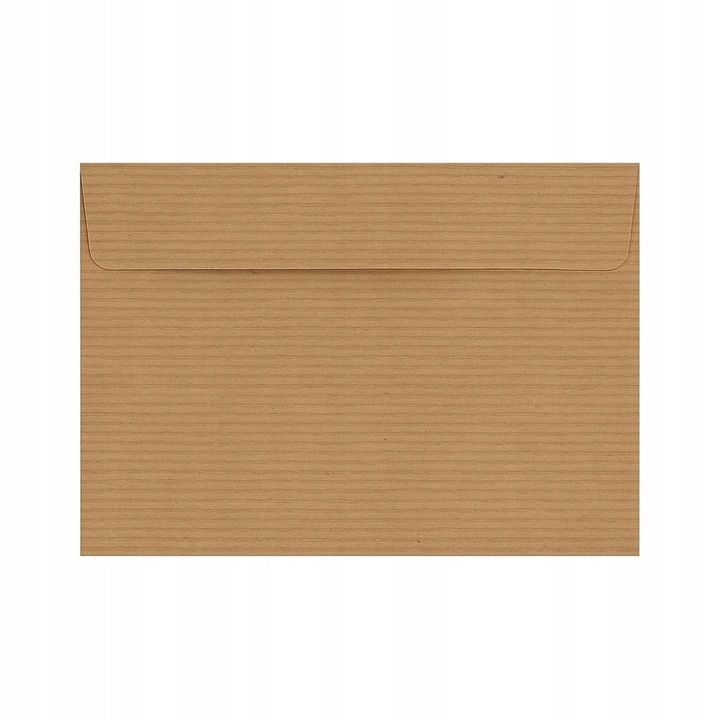 Set Plicuri Decorative, Neopren, Format B6, Gramaj 120 G/M², Executie Din Hartie, Metoda De Inchidere Autocolanta, Calitate Inalta, 125 X 176 Mm, Maro, 50 Buc