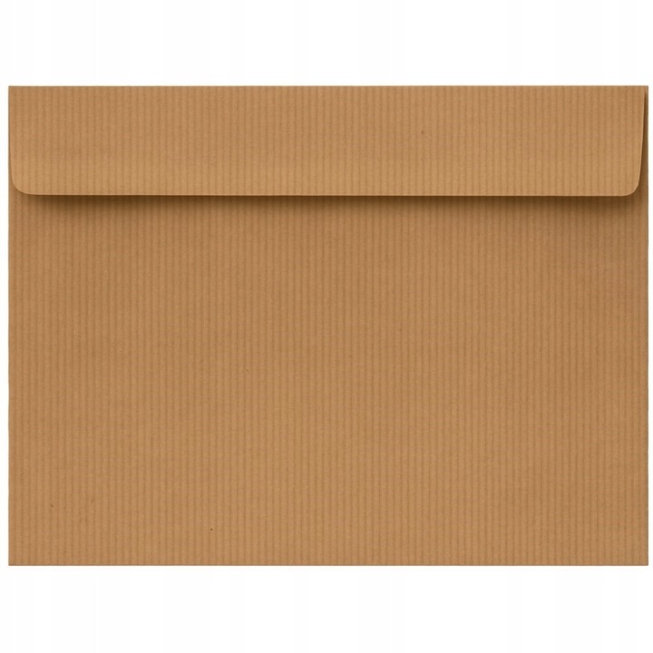 Set Plicuri Decorative, Neoplat, Format C5, Gramaj 120 G/M², Executie Din Hartie, Metoda De Inchidere Autocolanta, Calitate Inalta, 162 X 229 Mm, Maro, 50 Buc