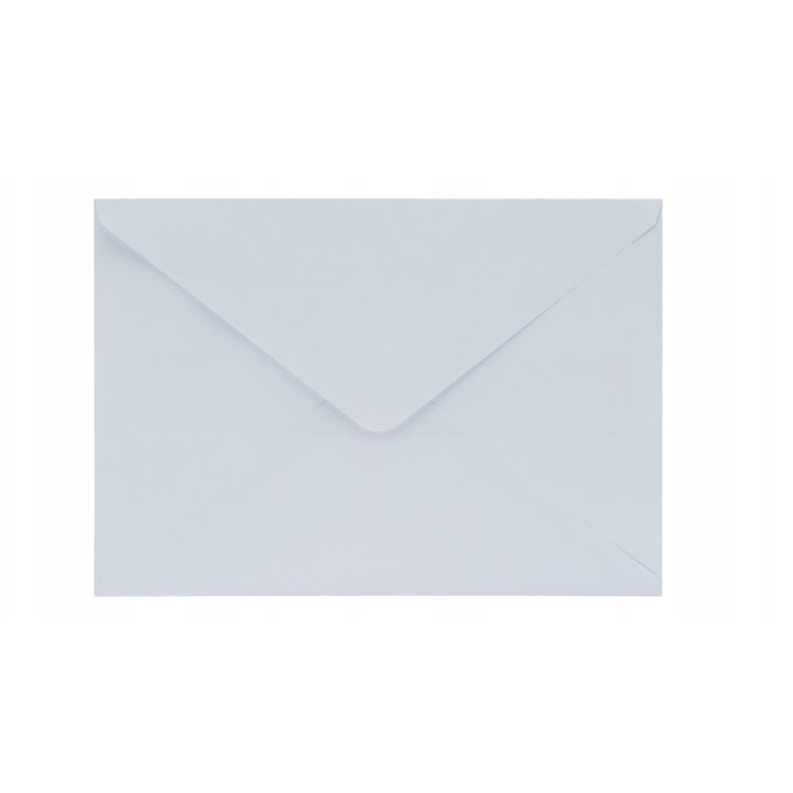 Set 50 x Plicuri decorative C5, 162x229 mm, hartie 120 g/m², inchidere cu lipici, alb