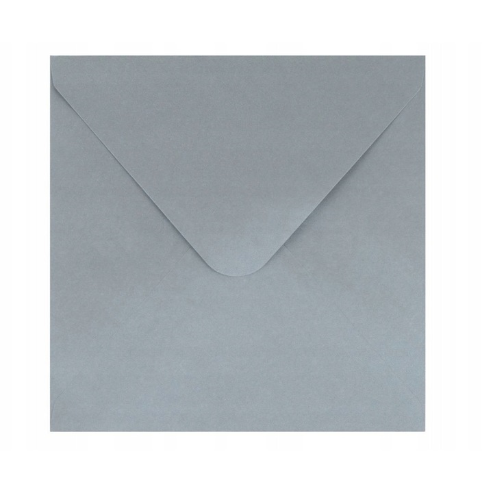 Set Plicuri Decorative, Neopren, Format K4, Gramaj 120 G/M², Executie Din Hartie, Metoda De Inchidere Cu Lipici, Calitate Inalta, 165 X 165 Mm, Gri, 50 Buc