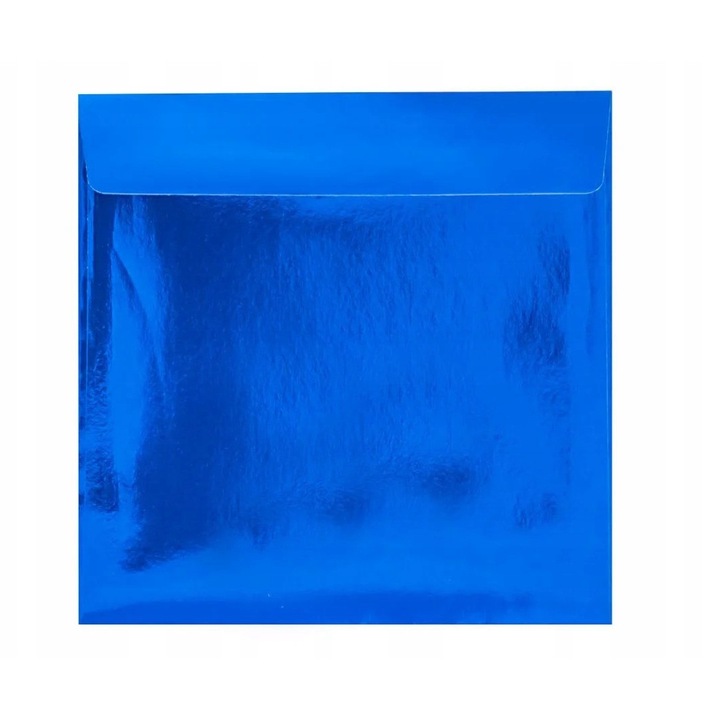 Set Plicuri Decorative, Neopak, Format K4, Gramaj 120 G/M², Executie Din Hartie, Metoda De Inchidere Autocolanta, Calitate Inalta, 165 X 165 Mm, Albastru Inchis, 50 Buc