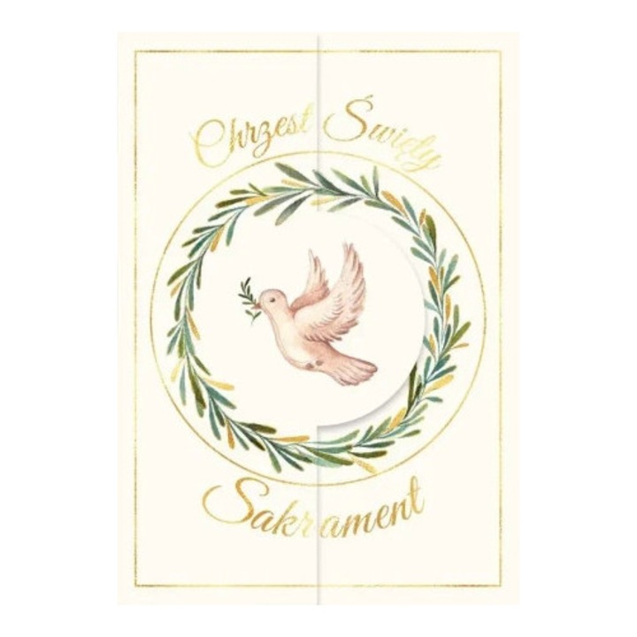 Felicitare HENRY A5 Chrzest, cu texte de urari, set cu envelopa, B6