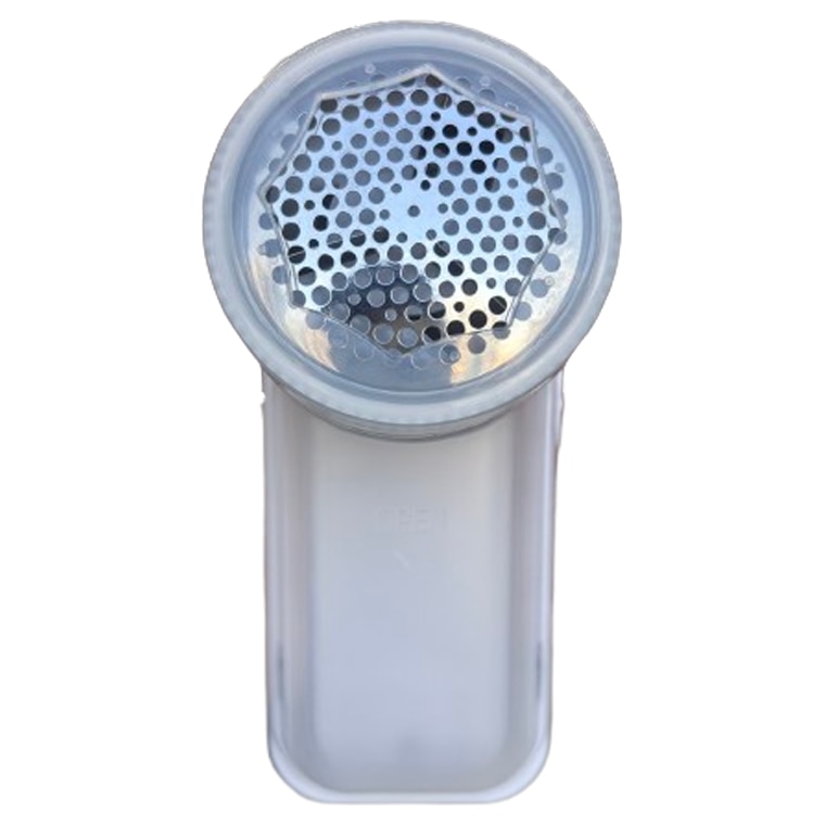 Aparat de indepartat scame pentru haine, protectie dubla de siguranta, 13x7x6 cm, alb