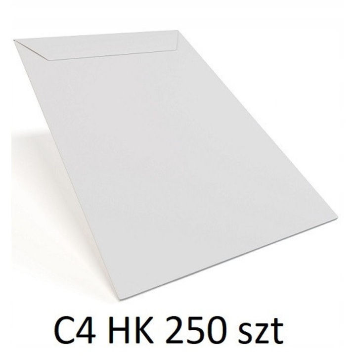 Set Plicuri Postale, Neopate, Realizate Din Hartie, Calitate Superioara, Metoda De Inchidere Autocolanta, Durabilitate Si Inchidere Sigura, 229 Mm X 324 Mm, Alb, 250 Buc