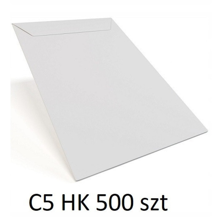 Set Plicuri Postale, Neopate, Realizate Din Hartie, Calitate Superioara, Metoda De Inchidere Autocolanta, Durabilitate Si Inchidere Sigura, 162 Mm X 229 Mm, Alb, 500 Buc