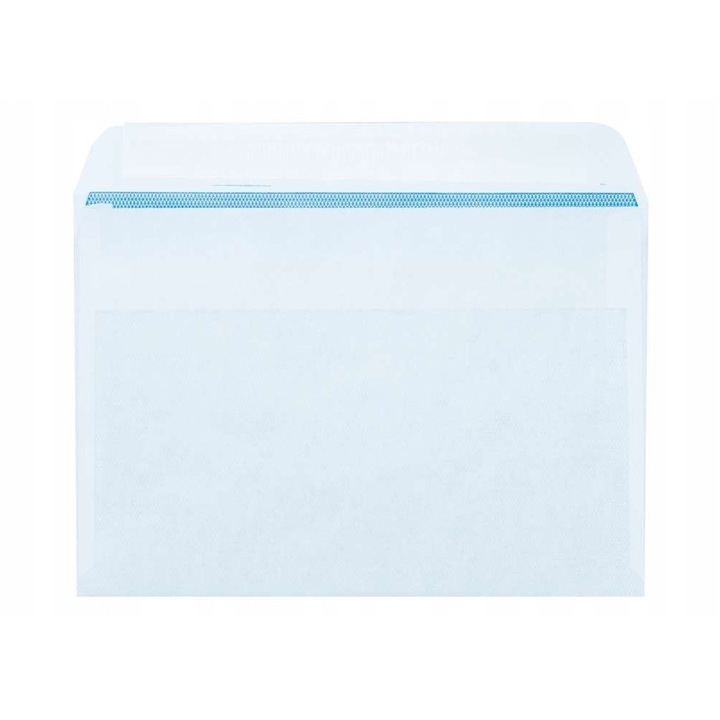 Set Plicuri Postale, Neoplat, Realizate Din Hartie, Calitate Superioara, Metoda De Inchidere Autocolanta, Durabilitate Si Inchidere Sigura, 114 Mm X 162 Mm, Alb, 25 Buc