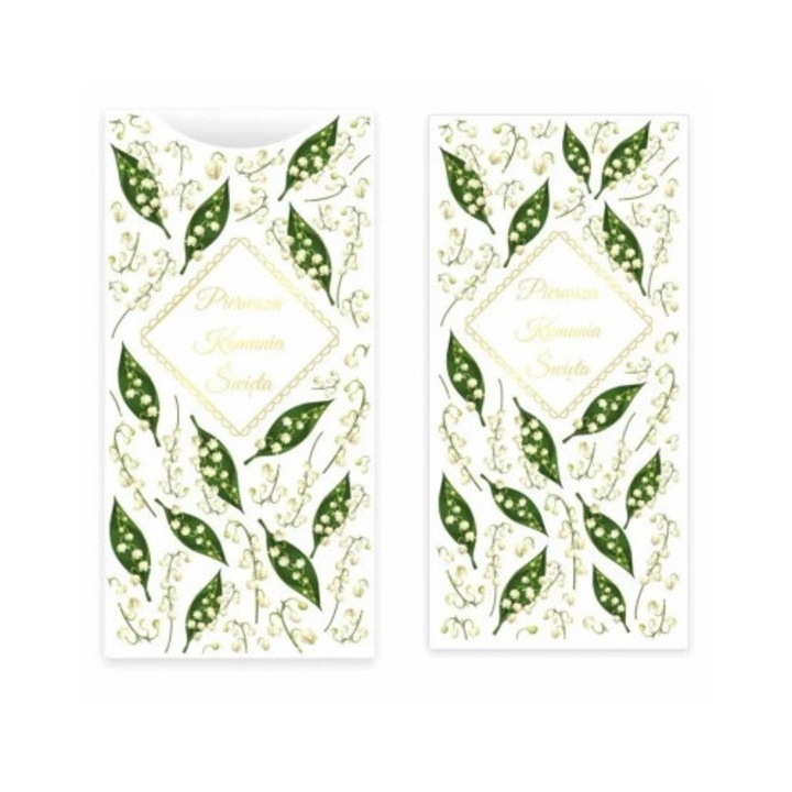 Felicitare DL HENRY, Komunia, text de urari, cu envelopa