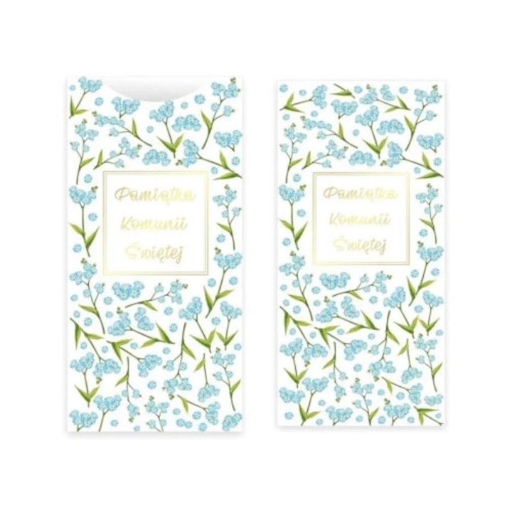 Felicitare DL HENRY, karnet Komunia, text de urari, cu envelopa