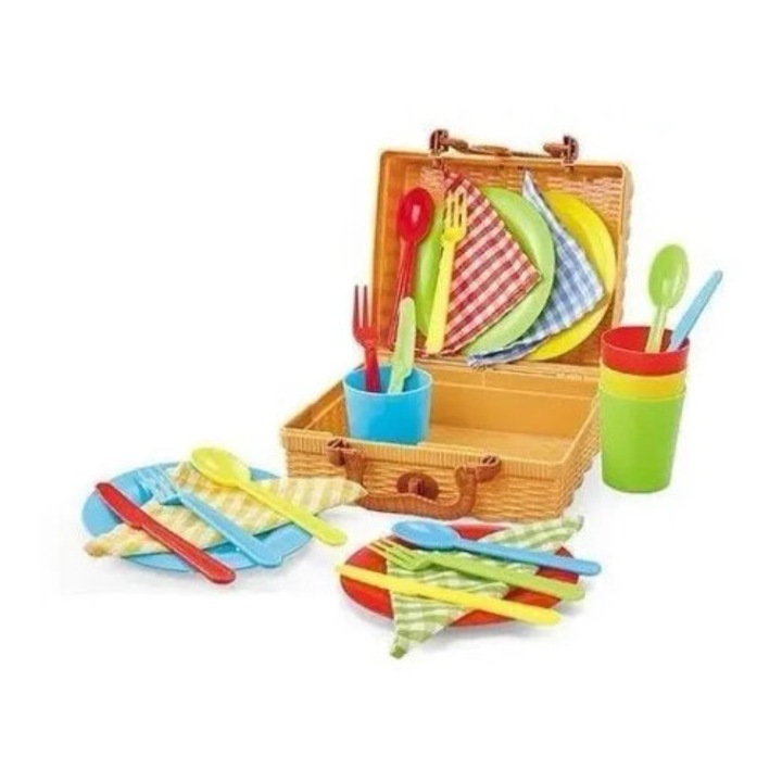 Piknikkosár edénykészlet 25 darabos, Icom