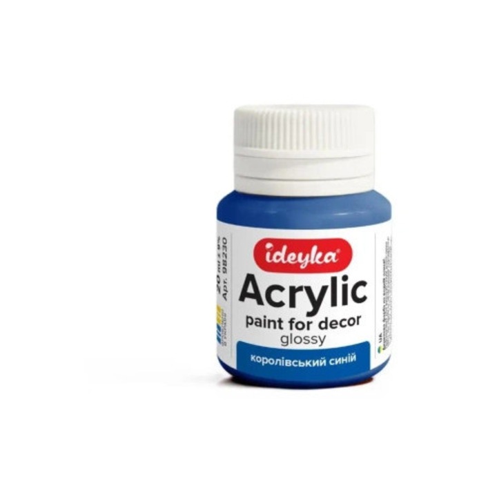 Acuarela ideyka 20ml, crema, Albastru, uscare rapida