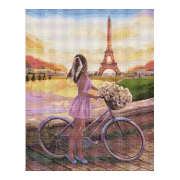 Set mozaic diamantat, Romans in Paris, 40x50cm