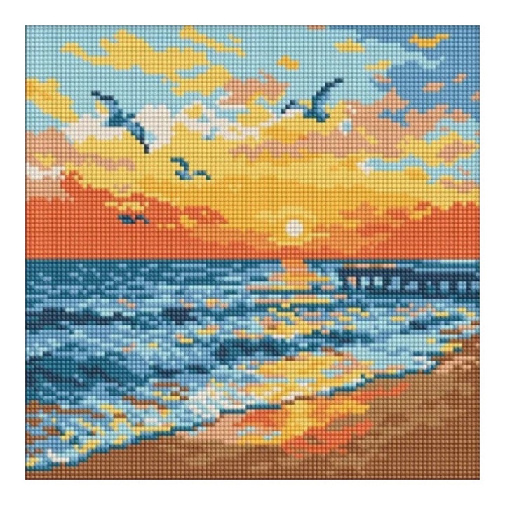 Set mozaic cu diamante, Ideyka, 30x30 cm, multicolor, set complet