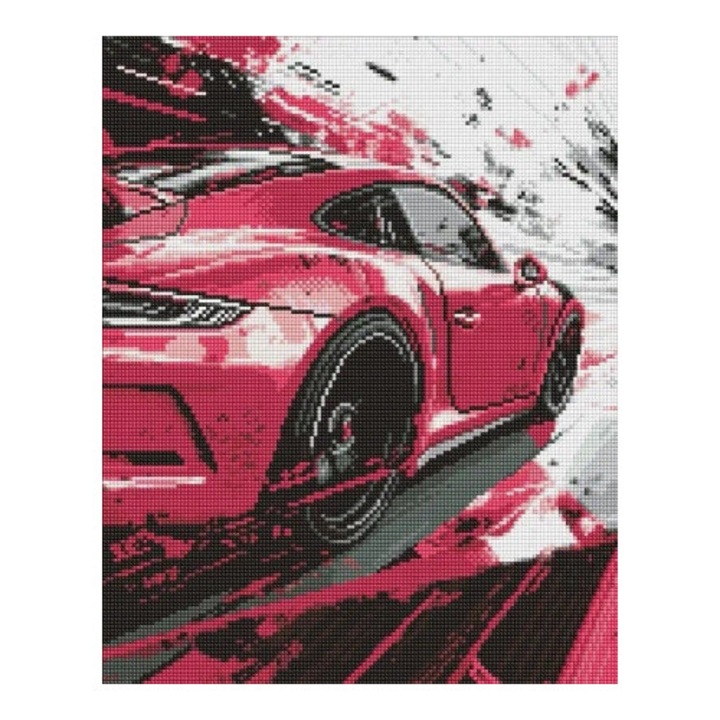 Set mozaic cu diamante, Ideyka, 40x50 cm, multicolor, set complet