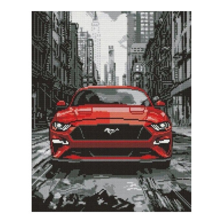 Set de mozaic diamantat, Ideyka, Culoare: multicolor, 40x50cm