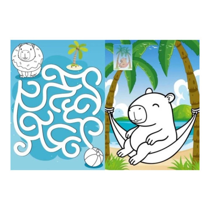 Caiet de colorat cu autocolante, Ideyka, L.O.L., 16 pagini colorate, A4, 21x29cm