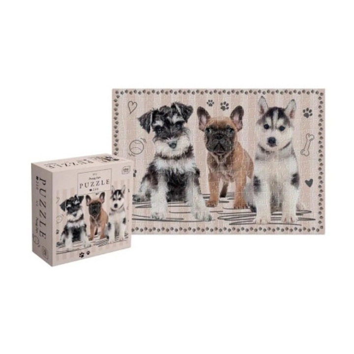 Puzzle 250 darabos Interdruk Puppy Sign 2